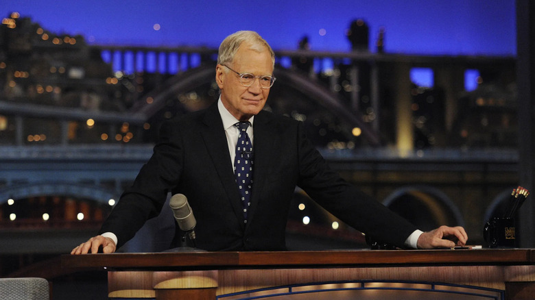 David Letterman on his final Late Show