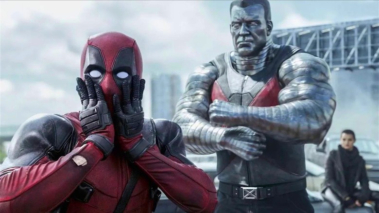 Deadpool gasping