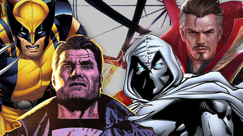 Punisher, Moon Knight , Wolverine and Doctor Strange
