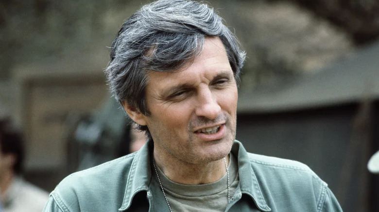 Hawkeye with graying hair on "M*A*S*H" (1972-1983)