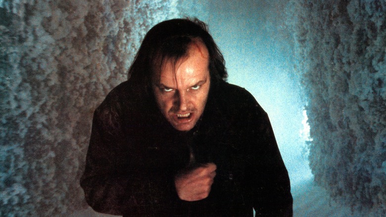 Jack Torrance dying in a maze in "The Shining"