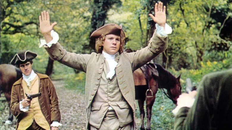 Barry held at gunpoint in Barry Lyndon (1975)