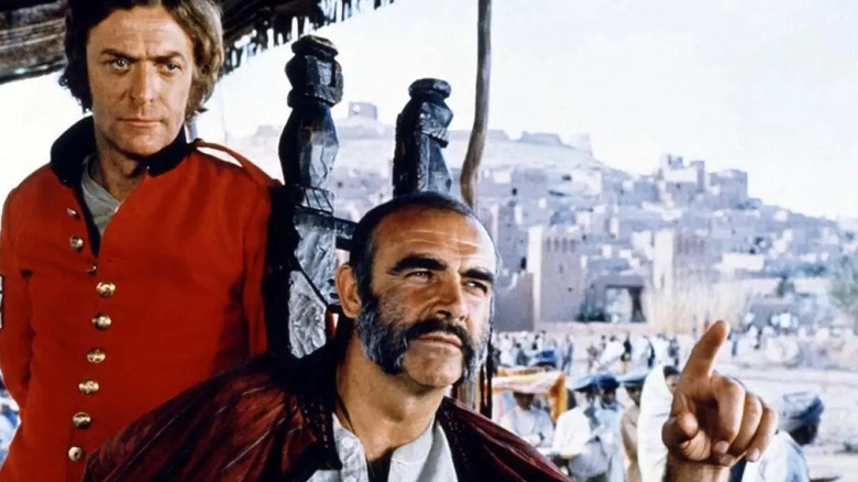 Daniel and Peachy in The Man Who Would Be King (1975)