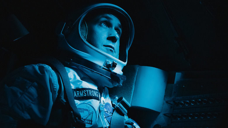 Neil Armstrong during the Apollo 11 mission in First Man (2018)