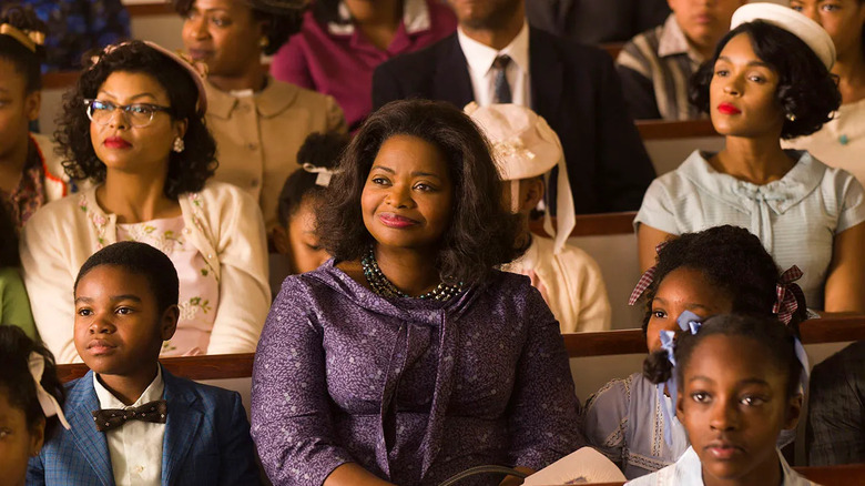Dorothy Vaughn attending church in Hidden Figures (2016)