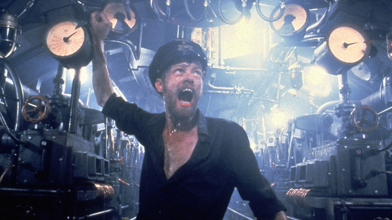 Johann yelling on the submarine in Das Boot