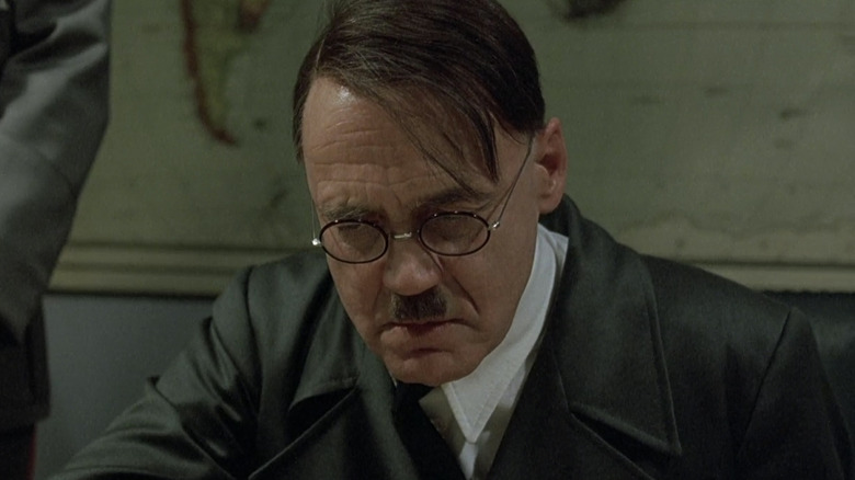 Hitler looking crestfallen in Downfall