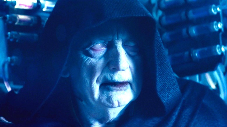 The cloned body of Darth Sidious in "The Rise of Skywalker"