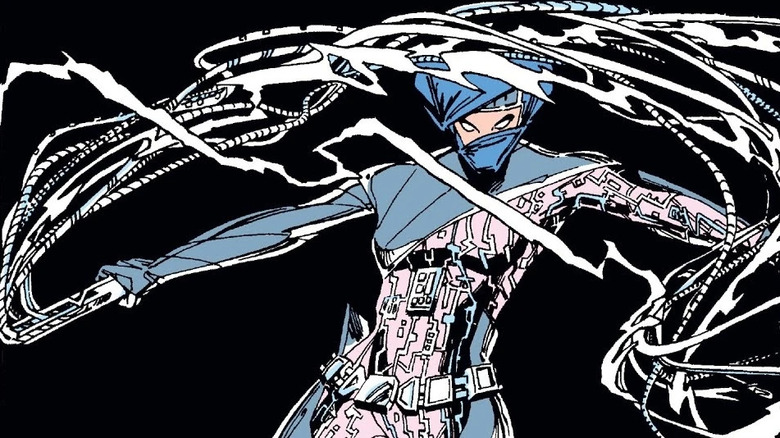 Lumiya wielding her lightwhip on Star Wars