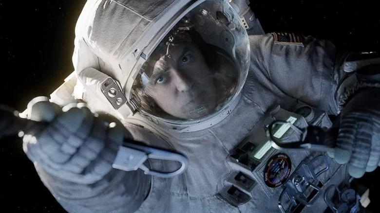 Matt Kowalski in a space suit in Gravity