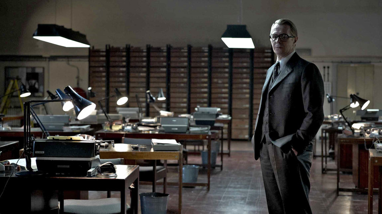 Smiley alone in an office in Tinker Tailor Soldier Spy