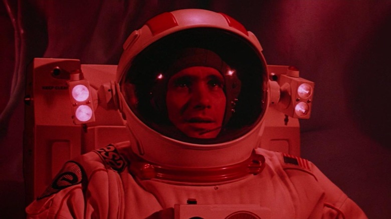 Col. Tom Carlsen in an astronaut outfit in Lifeforce