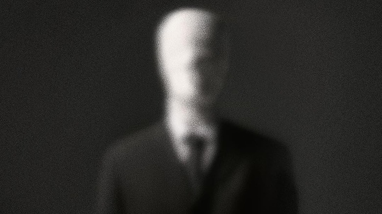 Slenderman staring into the camera in "Beware the Slenderman"