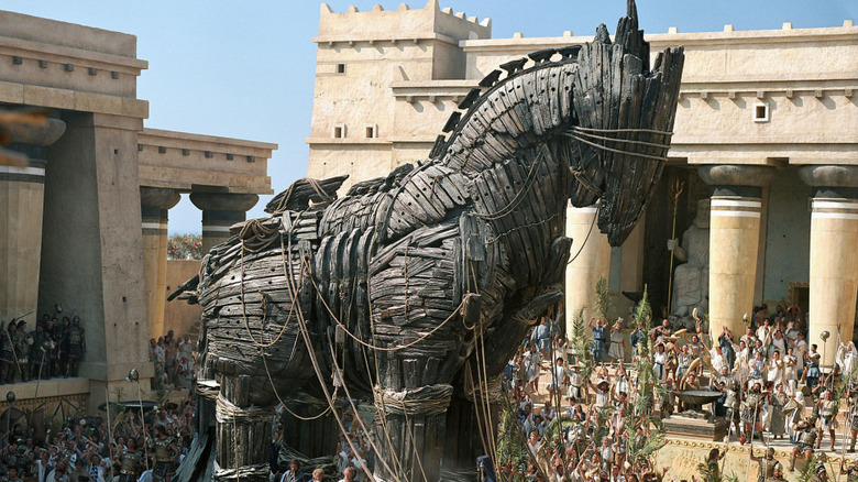 The Trojan horse in Troy