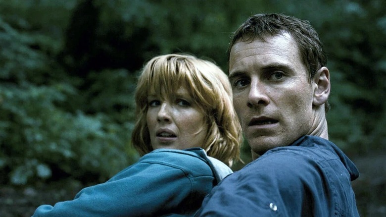 Jenny and Steve noticing a commotion in Eden Lake (2008)