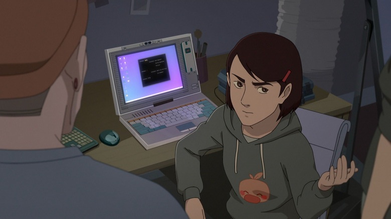 Maddie Kim by her laptop on Pantheon