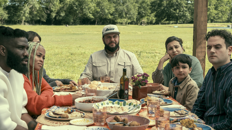 Mo at a BBQ gathering in Mo (2022)