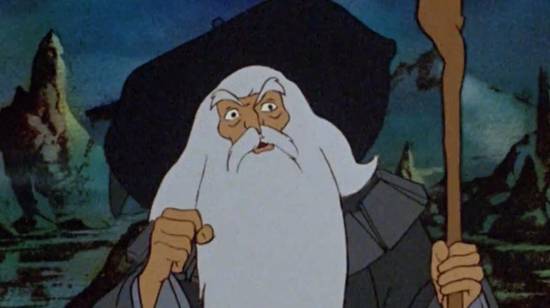 Gandalf looking angry