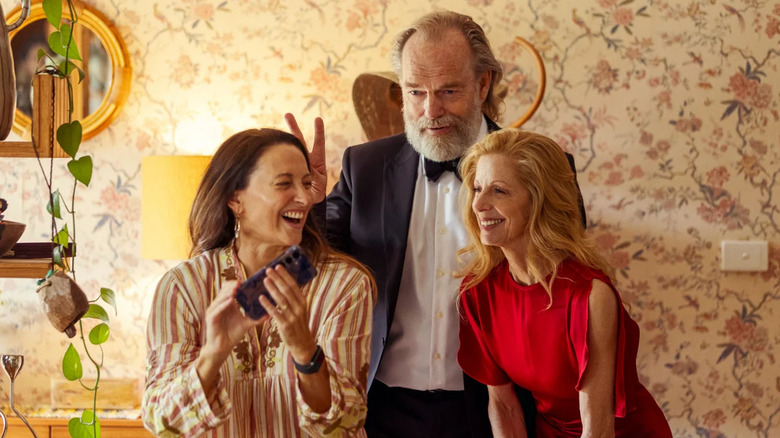 Rose, Billy and Dani at home in Dalliance