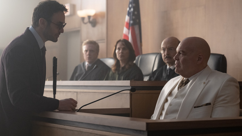 Matt Murdock interrogating Wilson Fisk in Daredevil: Born Again