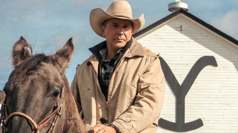 John Dutton on horseback in Yellowstone (2018-2024)