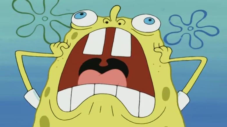 Spongebob screaming in "SpongeBob SquarePants"