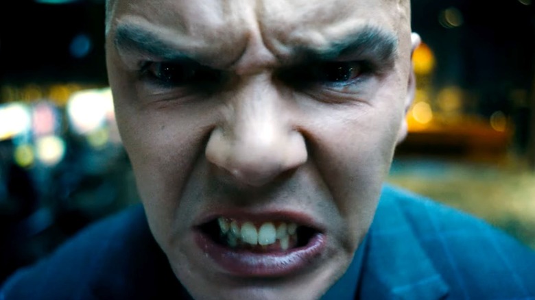 Lex Luthor grits his teeth in 