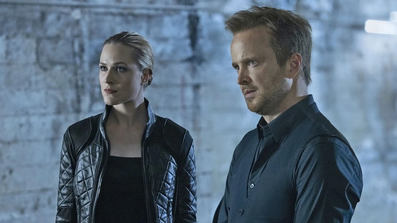Caleb Nichols looking a tad confused in Westworld