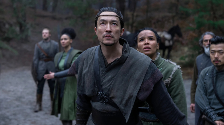 Lan Mandragoran and Nynaeve al'Meara in "The Wheel of Time" (2021-2025)