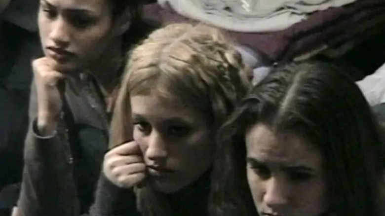 Three contestants look worried in Fear