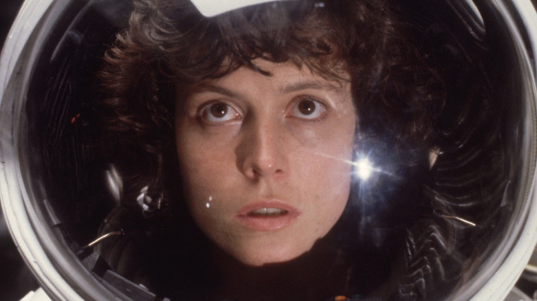 Ripley looking up in Alien (1979)