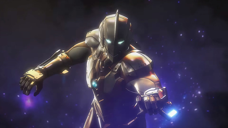 Ultraman in outer space in Ultraman