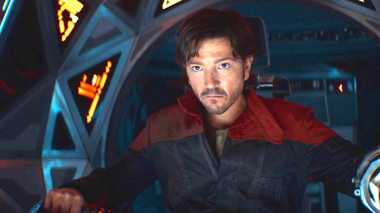 Cassian Andor piloting a starship in "Andor" (2022-2025)