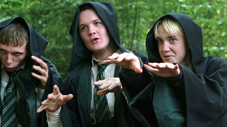 Pike, Goyle, and Draco Dementors