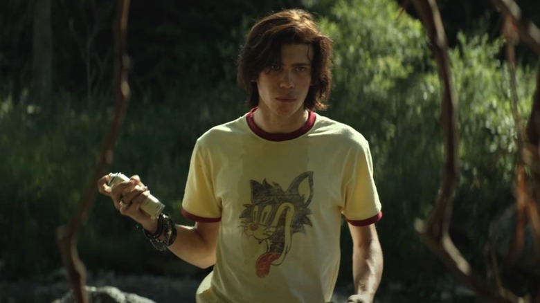 Patrick Hockstetter holding a spray canister in "IT" (2017)