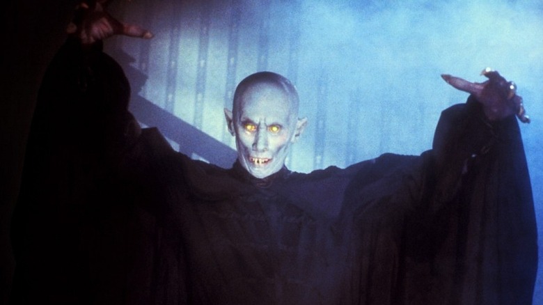 The vampire looming creepily in "Salem's Lot" (1979)