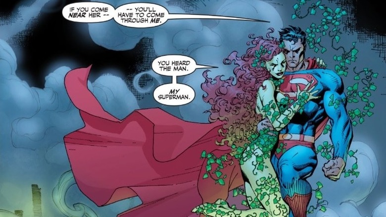 Superman with Poison Ivy