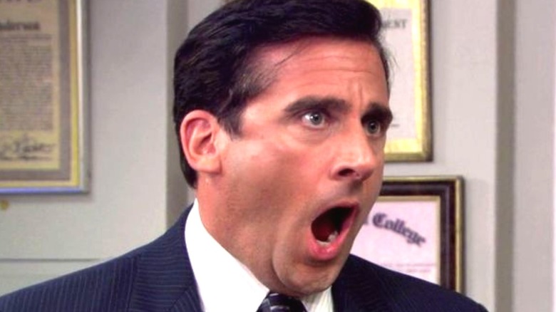 Michael screaming on The Office