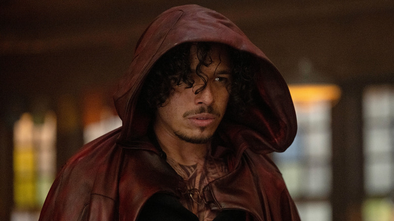 Parker Robbins/The Hood looks distressed in "Ironheart" (2025)