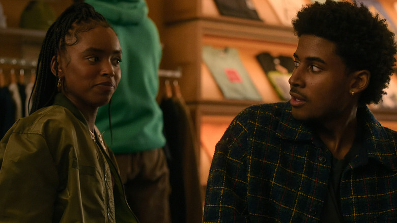Justin turns around to look at Keisha in "Forever" (2025-present)