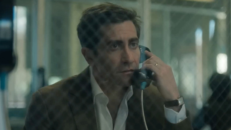 Rusty behind bars on the phone on Presumed Innocent