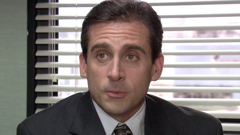 Michael Scott speaking to the camera on The Office (2005 - 2013)