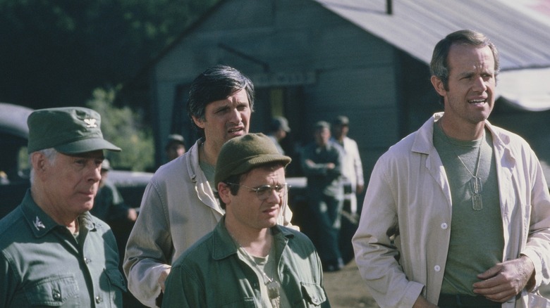 Colonel Potter, Radar, Hawkee Piece and BJ Hunnicutt on M*A*S*H (1972 - 1983)