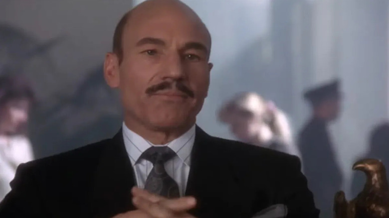 Maitre d' at L'Idiot with a mustache in L.A. Story