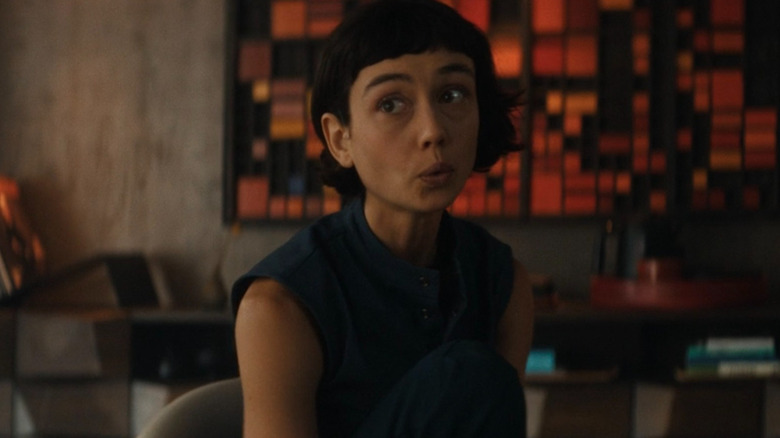Wendy sitting in a chair on Alien: Earth