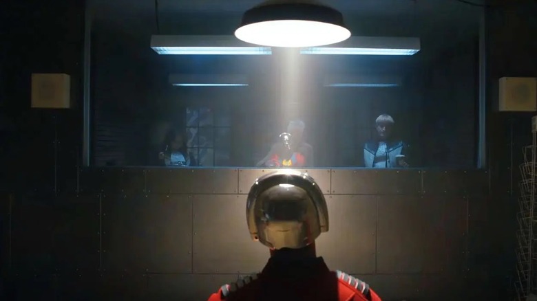 Peacemaker in a Justice Gang interview in Peacemaker (2025)