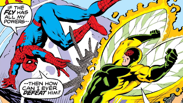 Spider-Man clashes with the Human Fly in Amazing Spider-Man #193