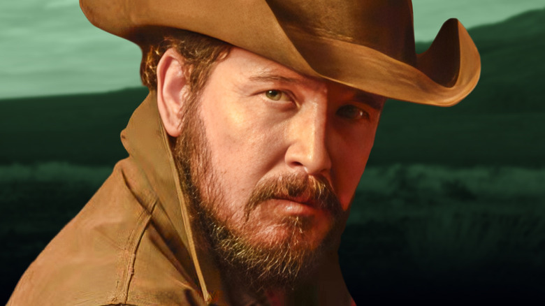 A close-up image of Rip Wheeler (Cole Hauser) on 
