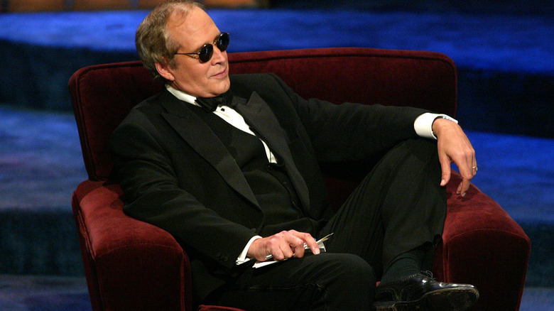 Chevy Chase wearing sunglasses at "The N.Y. Friars Club Roast of Chevy Chase" (2002)