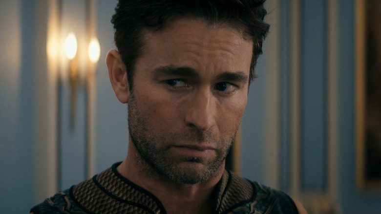 The Deep looking worried in "The Boys" (2019)